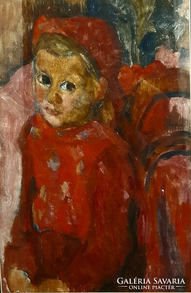 Gráber Margit: Kislány portré, 1926