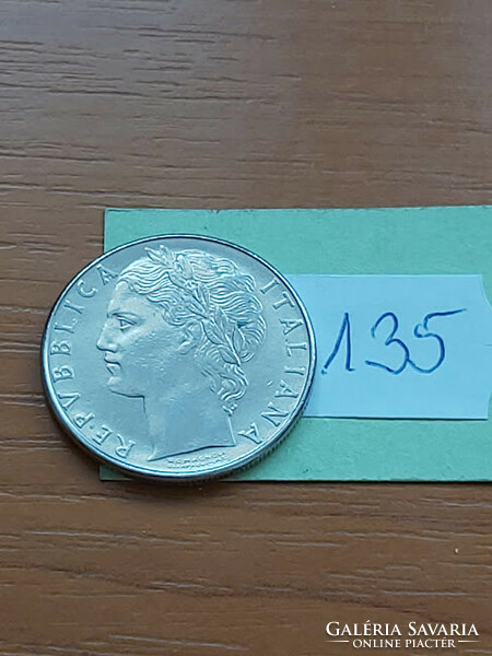 Italy 100 lira 1979, goddess Minerva, stainless steel 135