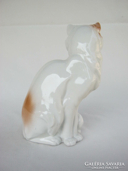 Drasche Kőbányai porcelán cica macska