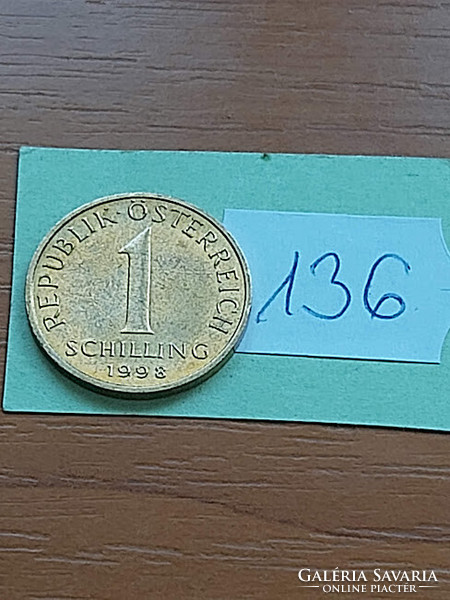 Austria 1 schilling 1998 aluminium-bronze, mountain grass pair 136