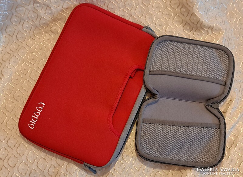 Piros notebook táska (M4007)