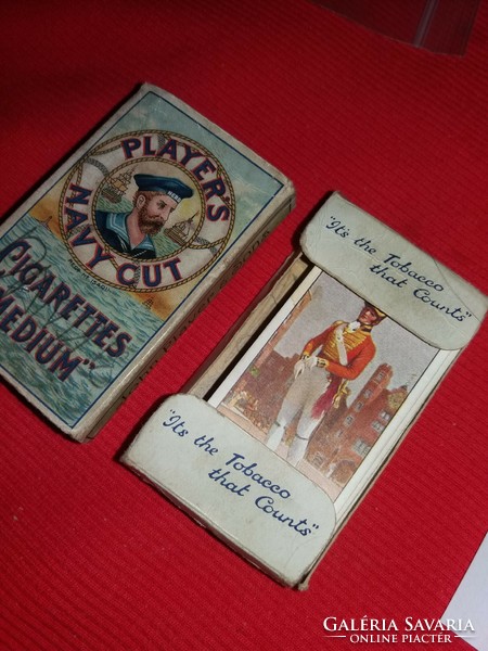 Antik 1930 gyűjthető PLAYERS NAVY CUT cigaretta reklámkártyák Történelmi személyek egyben 6.