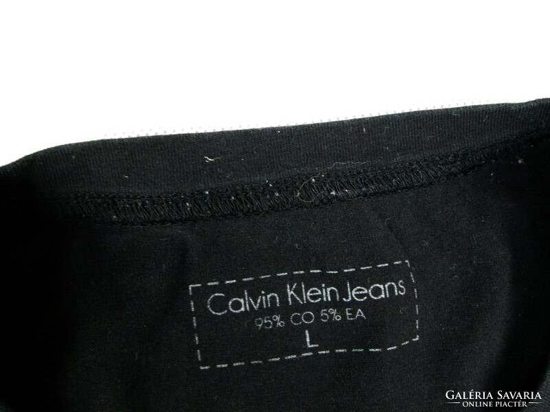 Original calvin klein (m / l) elegant men's long sleeve t-shirt