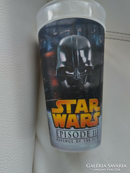 Star wars 3d plastic cup complete collection 3 pieces 2005 limited edition