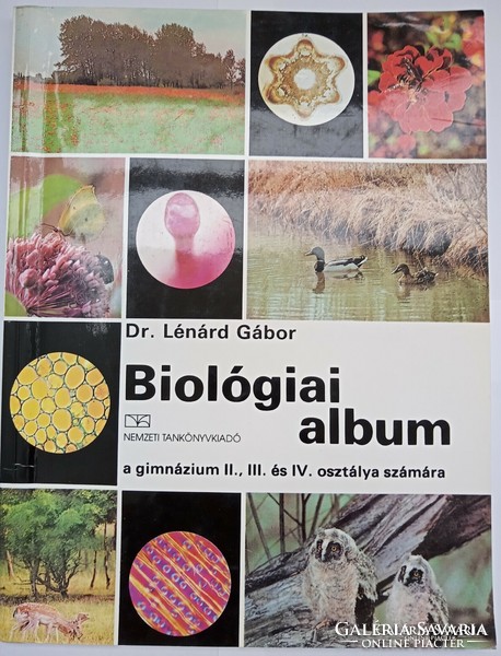 Dr. Gábor Lénárd: biological album of the grammar school ii., Iii. And iv. For his department