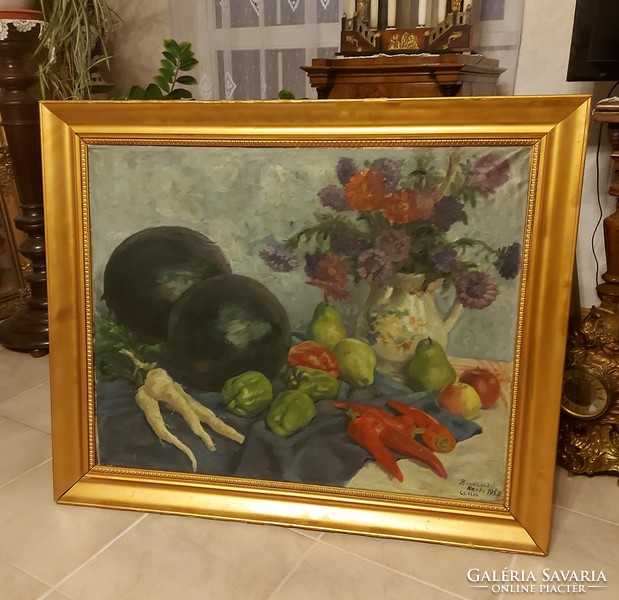 An antique painting by Ágost Benkhard!