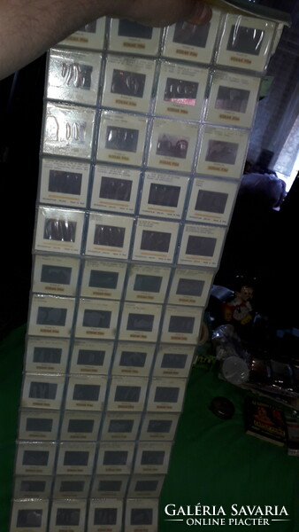 Régi utazó szuvenír emlék OLASZORSZÁG - VATIKÁN 60 db diafilm eredeti csomagolássala képek szerint