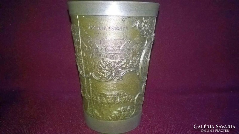 Marked pewter cup 13.