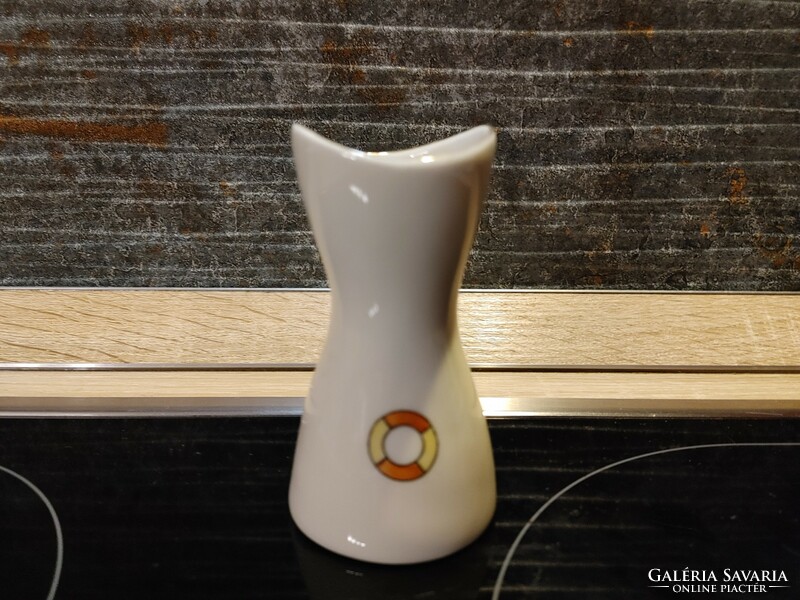 Aquincum porcelain vase balaton sailing
