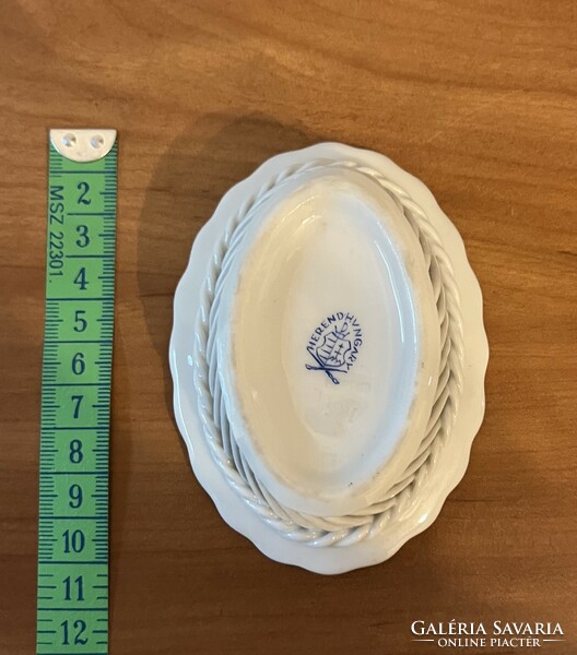Herend bowl, braided, with Eton pattern