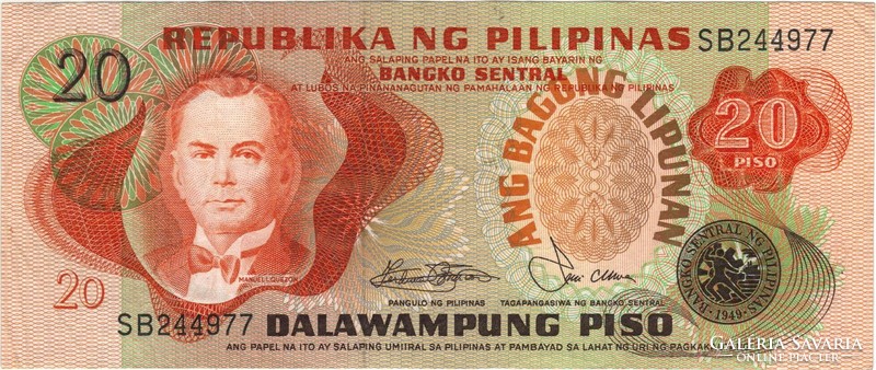20 Piso 1998 Philippines