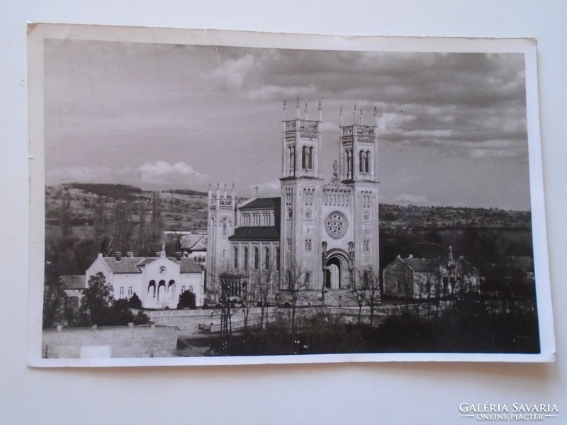 D197063 old photo photo - church - mailed as a postcard 1962 split