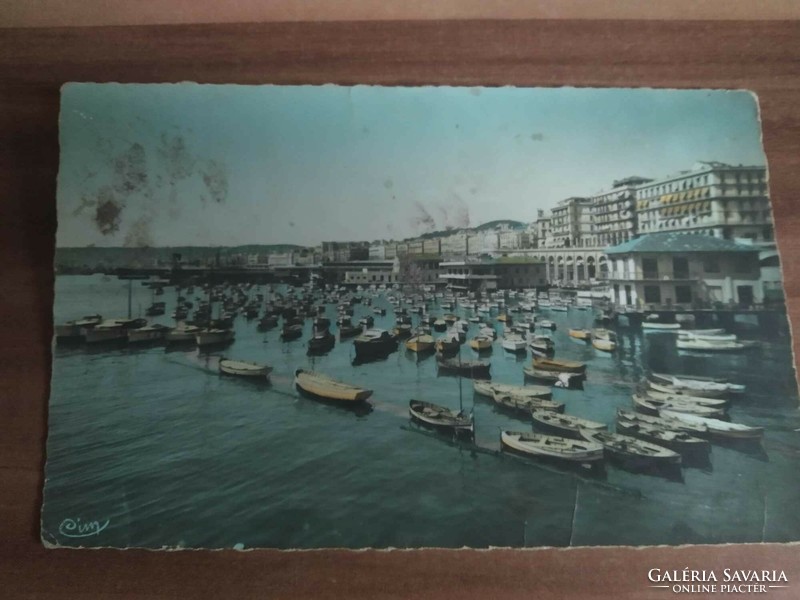 Algéria, kikötő, 1955-ből