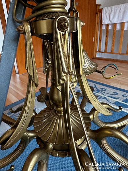 Art nouveau hangulatú csillár - mennyezeti lámpa