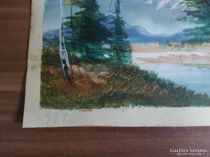 Very nice landscape, signed watercolor from 1934