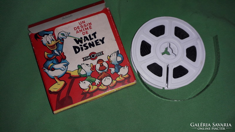 Antique 8 mm disney fairy tale cartoon with film box collector's condition according to the pictures
