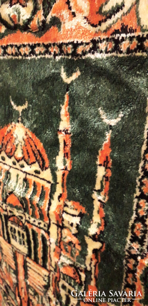 Retro silk carpet wall protector, tapestry, prayer rug?