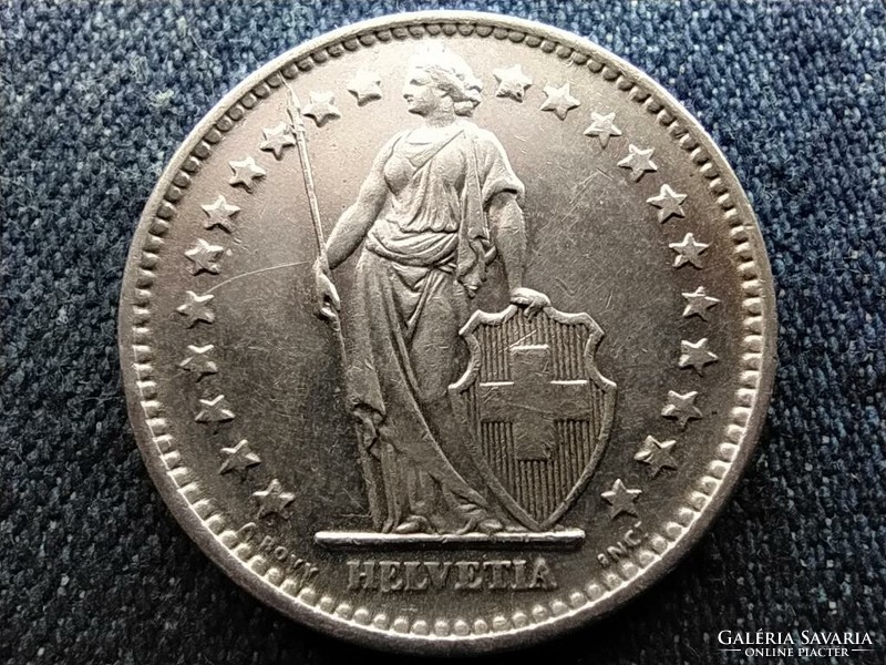Switzerland .835 Silver 2 francs 1967 b (id64763)