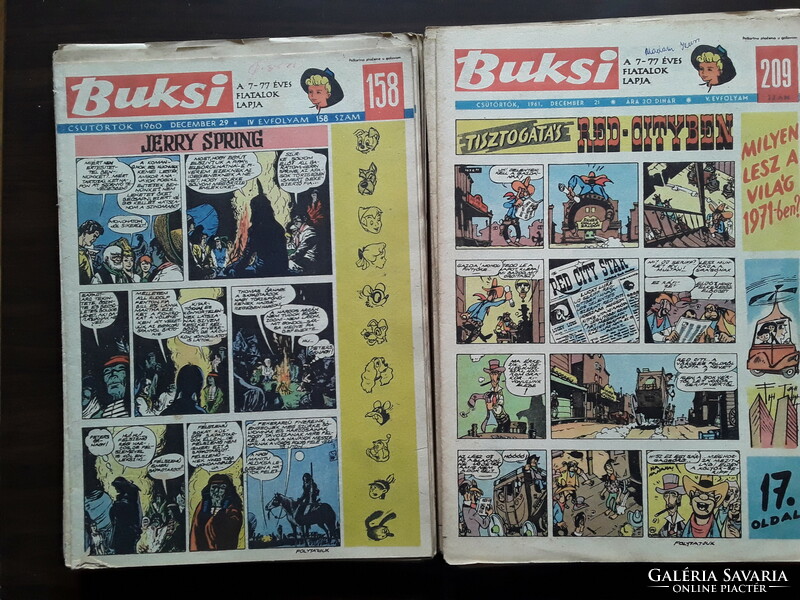 Buksi Képregénymagazin kb 150 szám