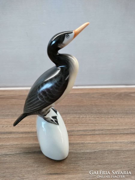 Ravenclaw porcelain cormorant