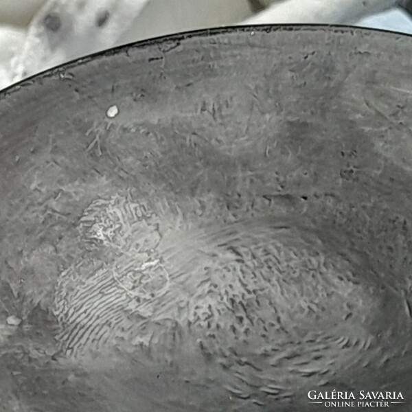 Mary-Gregory zománcozott fújt üvegváza