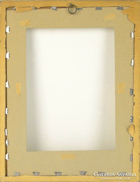 0T168 Régi vágható aranyozott képkeret 31 x 24 cm