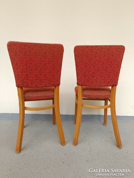 Retro chair furniture upholstered wooden chair 2 pieces 707 7778