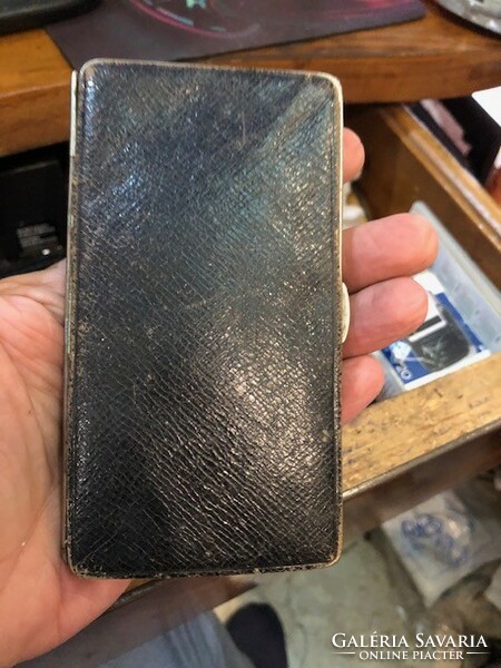 Leather wallet before I. Vh, size 13 x 7 cm, rarity.