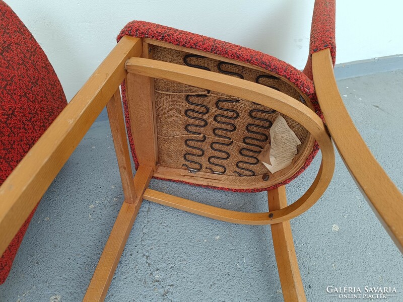 Retro szék bútor kárpitozott fa szék 2 darab 707 7778