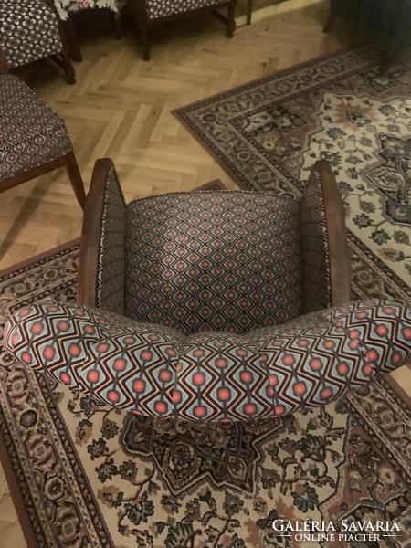 Pihe-puha felújított art deco fotelek