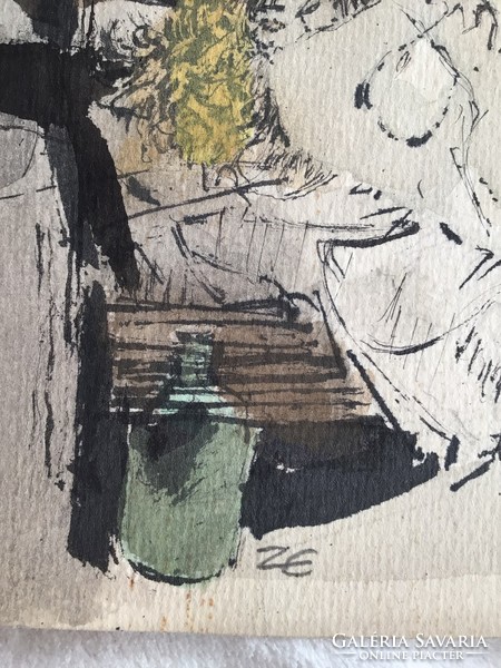 Zórád Ernő festménye Villon - Faludy: A Kövér Margot