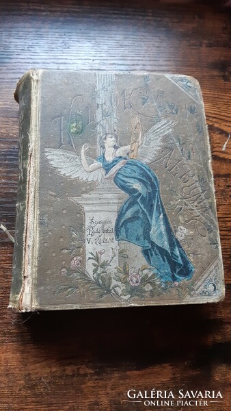 Radó antal - poets album, 1904 edition, with damaged spine, cover