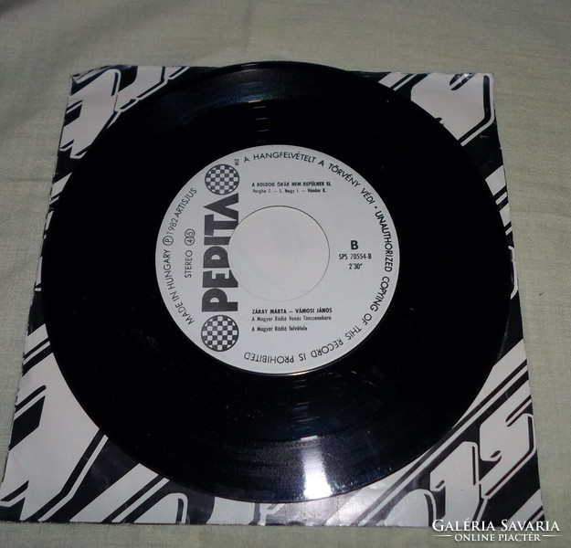 Retro hanglemez gyerekeknek: Kacsatánc (Záray – Vámosi lemez, könnyűzene, 1982; SPS 70554)