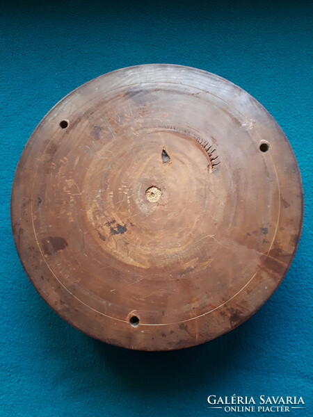 Antique wooden roulette wheel from the end of the 19th century