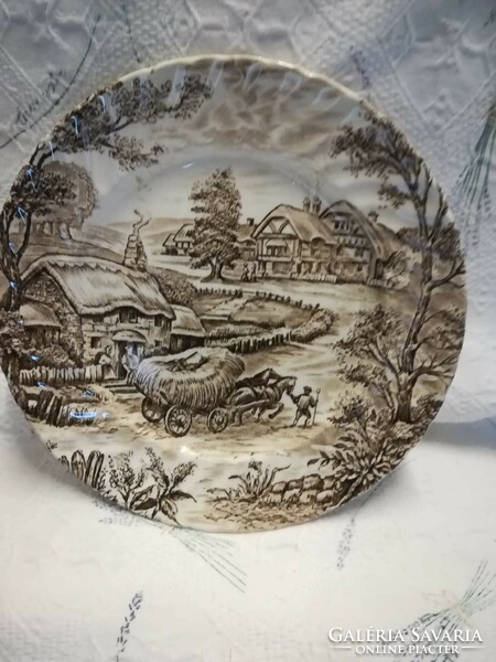 English faience small plate