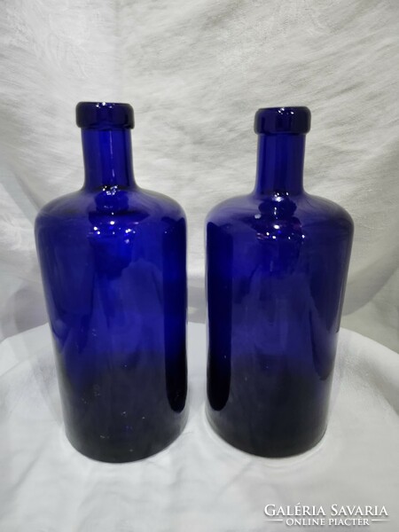 Glass in blue pair