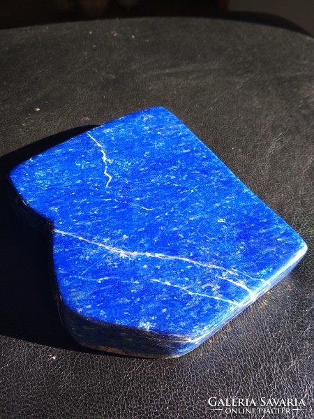 Lapis lazuli, afgán, nyers, csiszolt, 391g