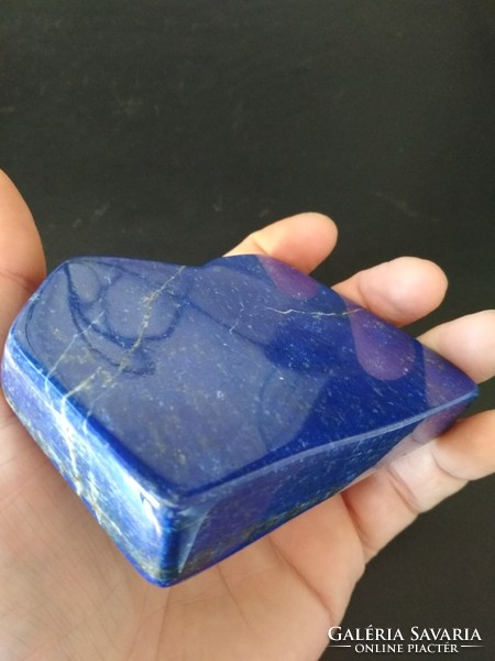 Lapis lazuli, afgán, nyers, csiszolt, 391g