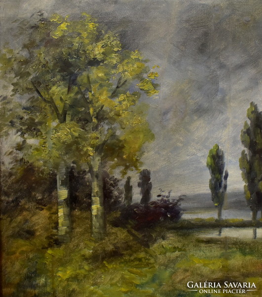 Dániel Mihalik (1869 - 1910) landscape around Szolnok