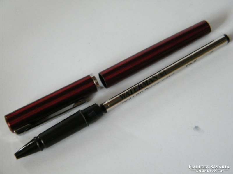 Waterman roller betétes fémtestű, szép metál fényű toll