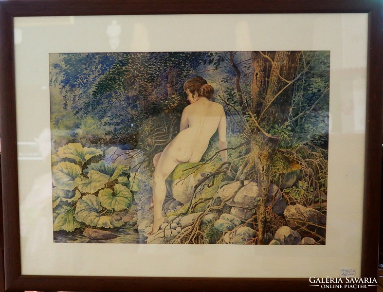 Nude in the forest