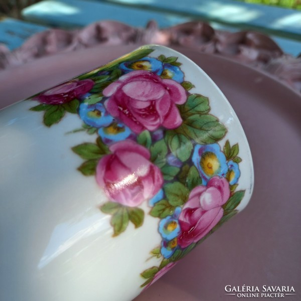Old Czech floral mug