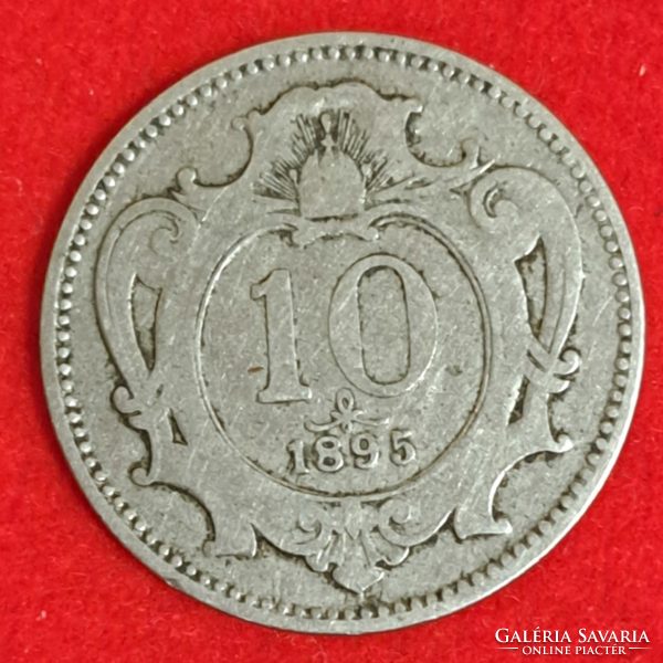 1895. Ausztria 10 Heller (9)