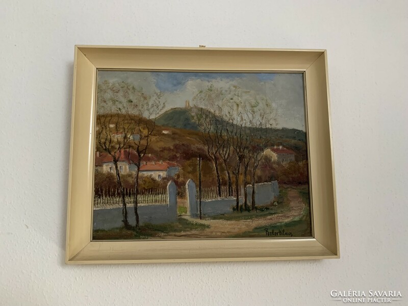 Bokor Vilmos festmény 38x48cm