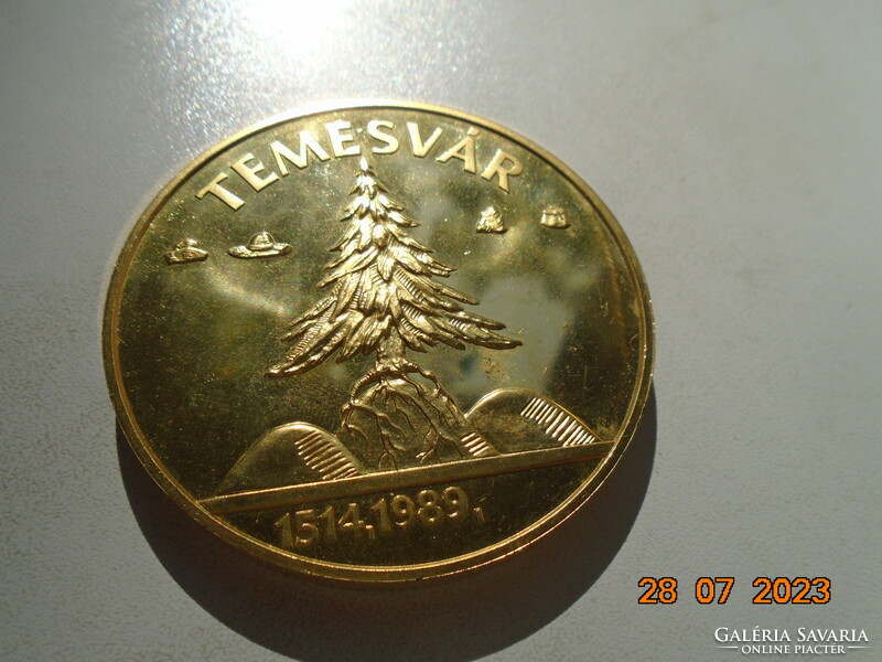 Commemorative plaque temesvár 1514, 1989 