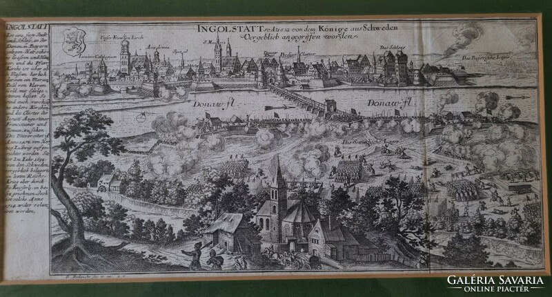 Gabriel Bodenehr - Ingolstatt Rézmetszet "1632"