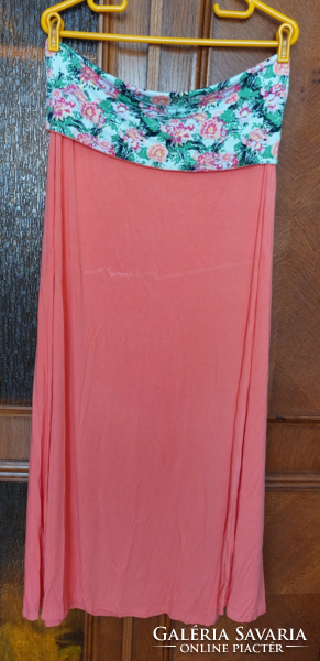 Többféleképpen hordható  Tchibo  pamut nyári pánt nélküli ruha, szoknya 44-46 méretű