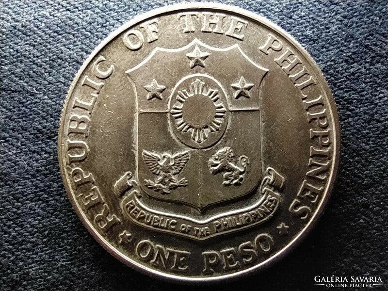 Fülöp-szigetek A Bataan-nap 25. évfordulója .900 ezüst 1 Peso 1967 BU (id68880)