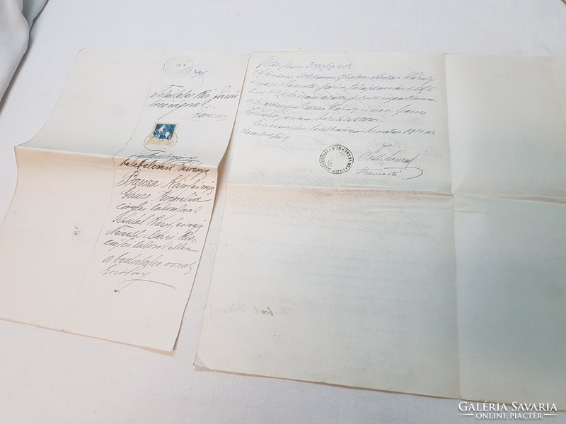 Antique sale-purchase agreement 1914