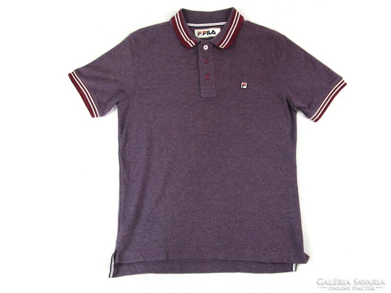Original fila (s) sporty elegant short-sleeved men's collared T-shirt